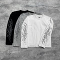 秋コットンテリージャージークロップドボクシーフィットフレアTシャツ